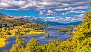 Preview wallpaper scotland, highlands, lake, hdr