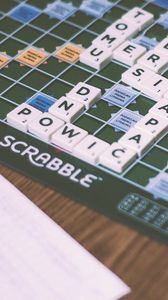 Preview wallpaper scrabble, board game, erudition