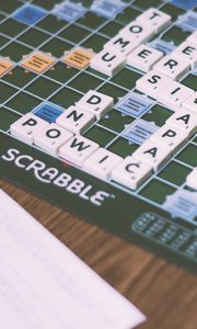 Preview wallpaper scrabble, board game, erudition