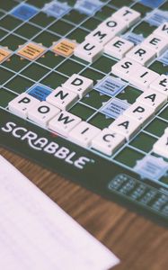 Preview wallpaper scrabble, board game, erudition