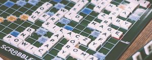 Preview wallpaper scrabble, board game, erudition