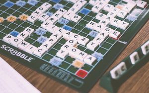 Preview wallpaper scrabble, board game, erudition