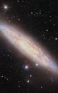 Preview wallpaper sculptor galaxy, galaxy, stars, space