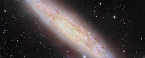 Preview wallpaper sculptor galaxy, galaxy, stars, space