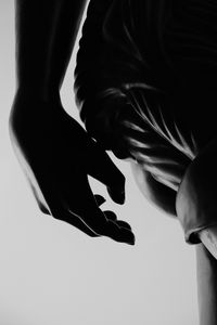 Preview wallpaper sculpture, hand, dark