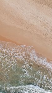 Preview wallpaper sea, aerial view, coast, beach