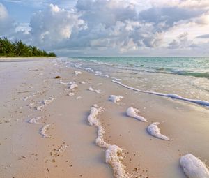 Preview wallpaper sea, beach, foam