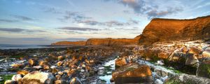 Preview wallpaper sea, beach, rocks, landscape