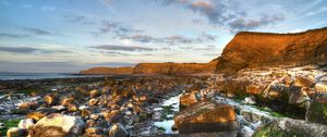 Preview wallpaper sea, beach, rocks, landscape