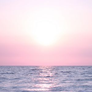Preview wallpaper sea, blue, lilac, horizon
