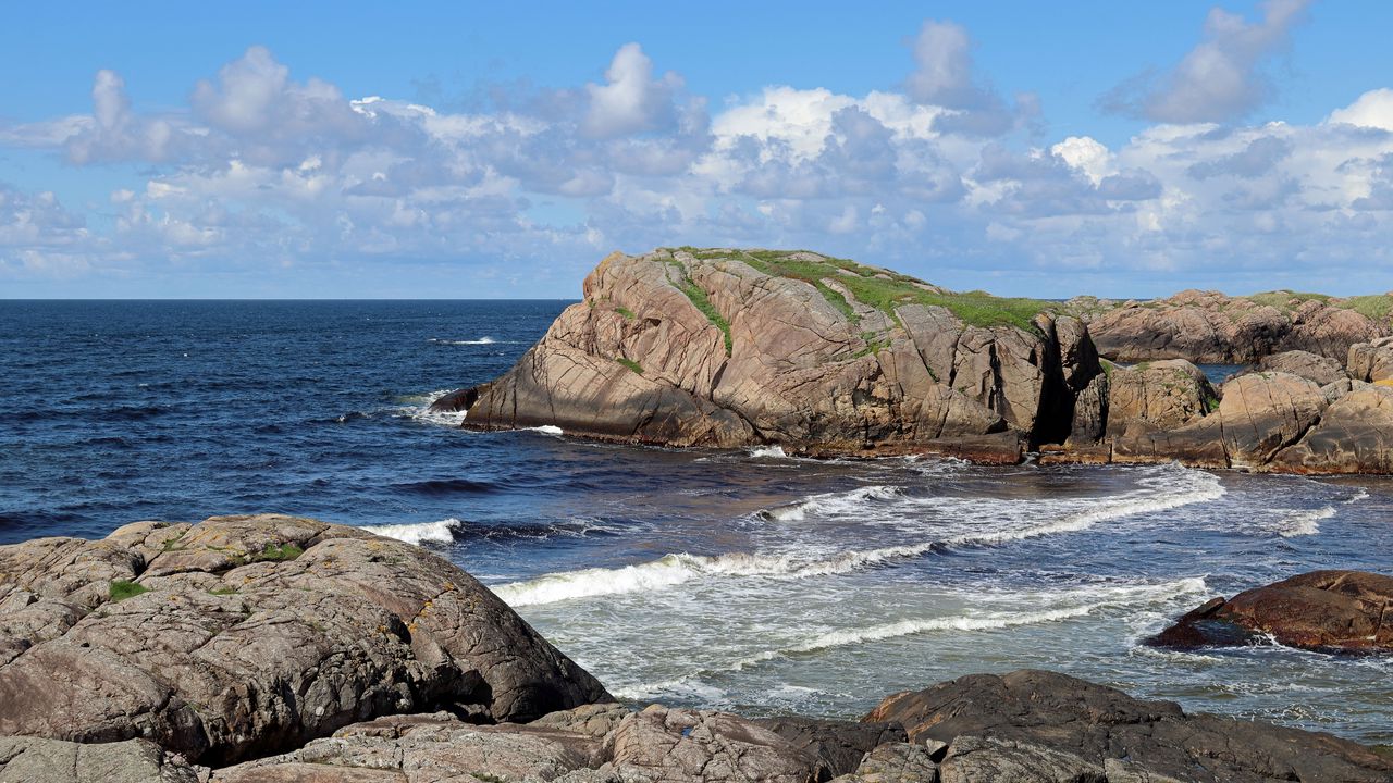 Wallpaper sea, cliffs, coastline, ocean, waves, coast, nature