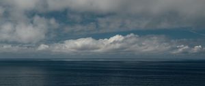 Preview wallpaper sea, clouds, horizon