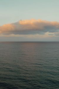 Preview wallpaper sea, clouds, horizon, water, ripples