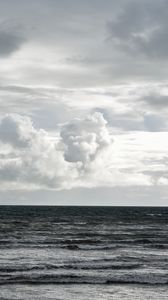 Preview wallpaper sea, clouds, landscape, horizon, nature