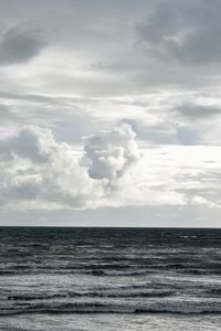 Preview wallpaper sea, clouds, landscape, horizon, nature