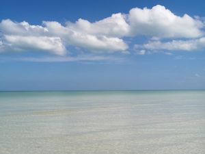 Preview wallpaper sea, clouds, sky, nature