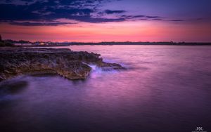 Preview wallpaper sea, coast, stone, nature