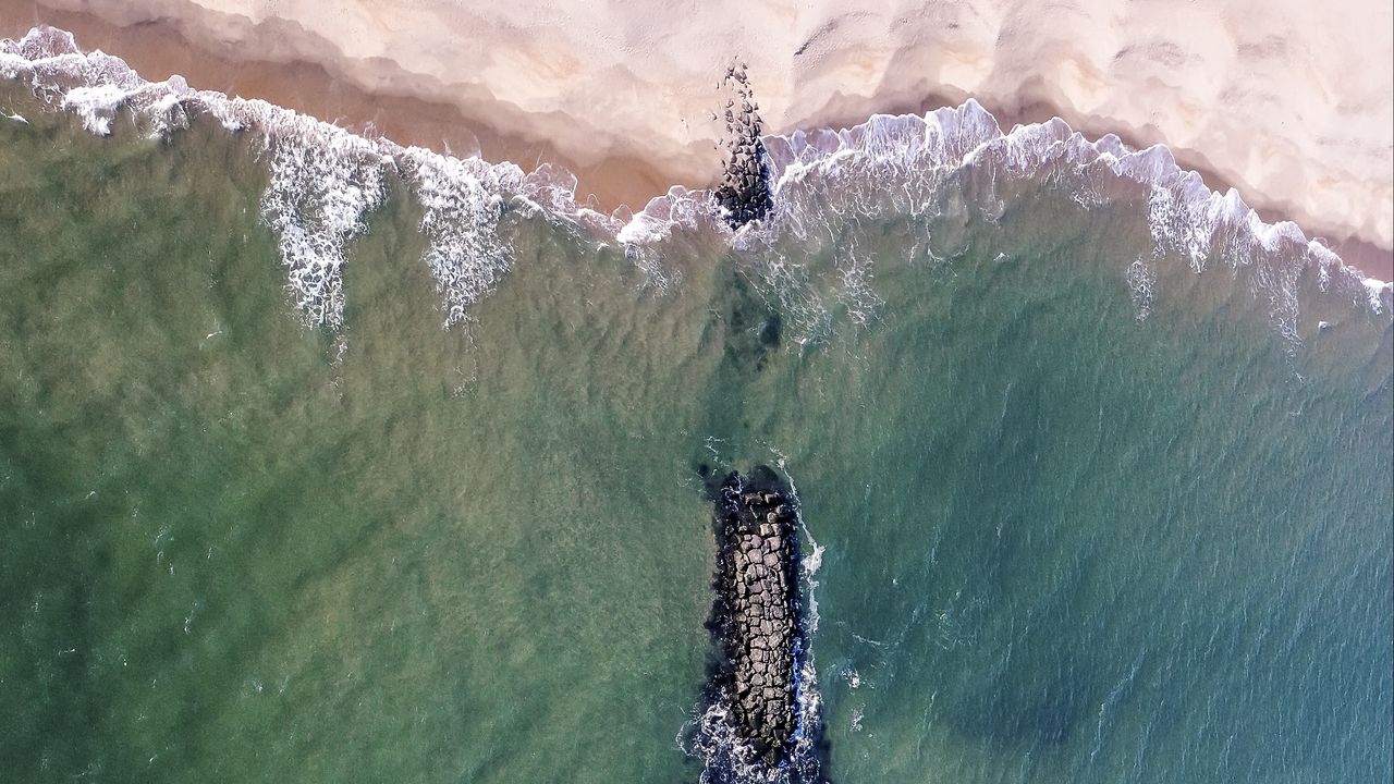 Wallpaper sea, coast, stones, nature