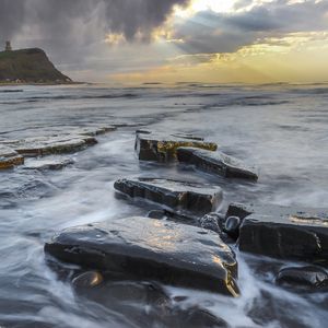 Preview wallpaper sea, coast, stones, water