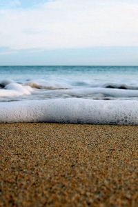 Preview wallpaper sea, foam, sand