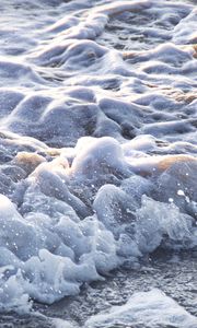 Preview wallpaper sea, foam, splashes, nature