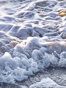Preview wallpaper sea, foam, splashes, nature