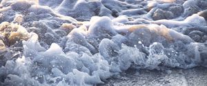 Preview wallpaper sea, foam, splashes, nature