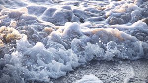 Preview wallpaper sea, foam, splashes, nature