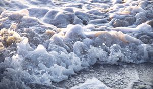 Preview wallpaper sea, foam, splashes, nature