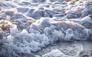 Preview wallpaper sea, foam, splashes, nature