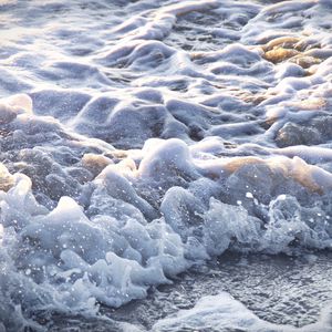 Preview wallpaper sea, foam, splashes, nature