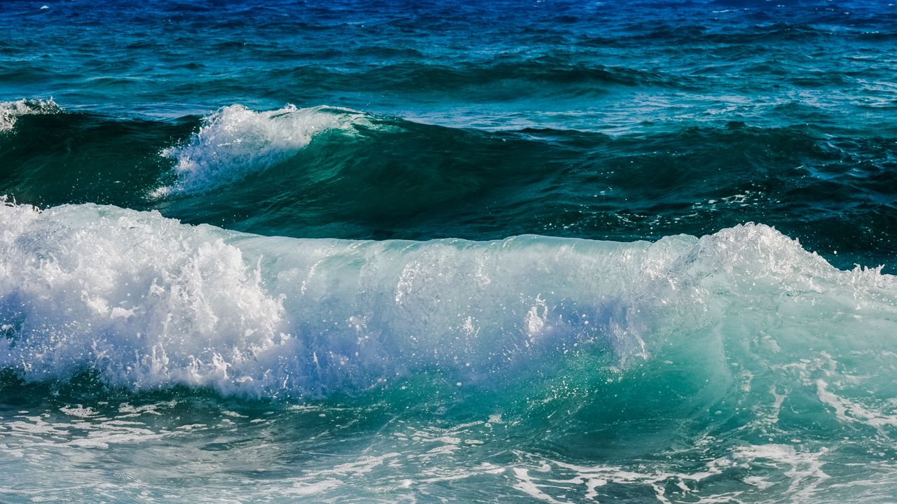 Wallpaper sea, foam, surf