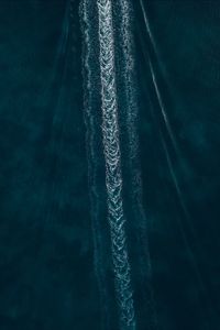 Preview wallpaper sea, foam, traces, ripples, water
