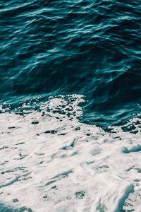 Preview wallpaper sea, foam, waves, wavy