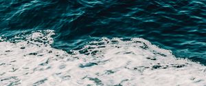 Preview wallpaper sea, foam, waves, wavy