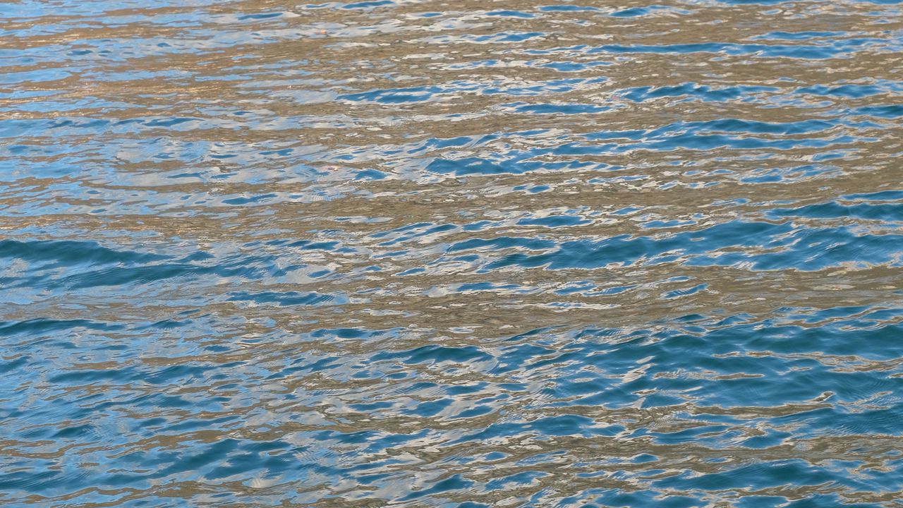 Wallpaper sea, glare, blue, ripples, nature