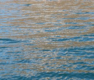 Preview wallpaper sea, glare, blue, ripples, nature