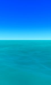 Preview wallpaper sea, horizon, art, sky, water