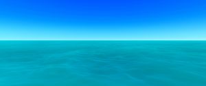 Preview wallpaper sea, horizon, art, sky, water