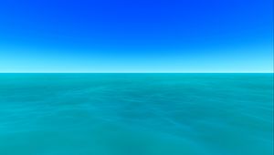 Preview wallpaper sea, horizon, art, sky, water