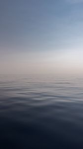 Preview wallpaper sea, horizon, dark, sky