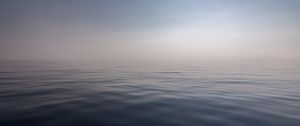 Preview wallpaper sea, horizon, dark, sky