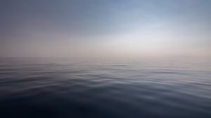 Preview wallpaper sea, horizon, dark, sky