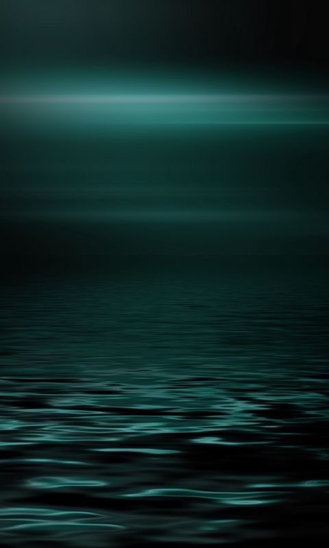 480x800 Wallpaper sea, horizon, dark, minimalism, brilliance