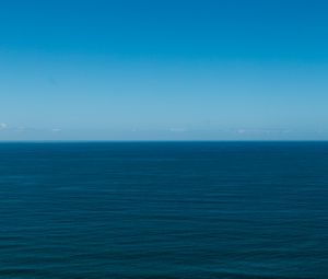 Preview wallpaper sea, horizon, minimalism, sky