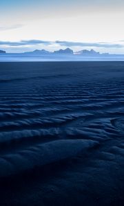 Preview wallpaper sea, horizon, sand, beach