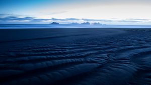 Preview wallpaper sea, horizon, sand, beach