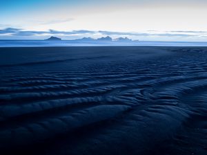 Preview wallpaper sea, horizon, sand, beach