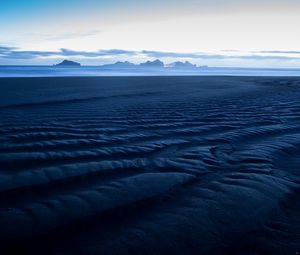 Preview wallpaper sea, horizon, sand, beach