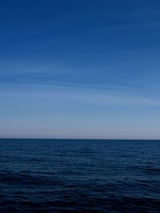 Preview wallpaper sea, horizon, sky, ripples, waves
